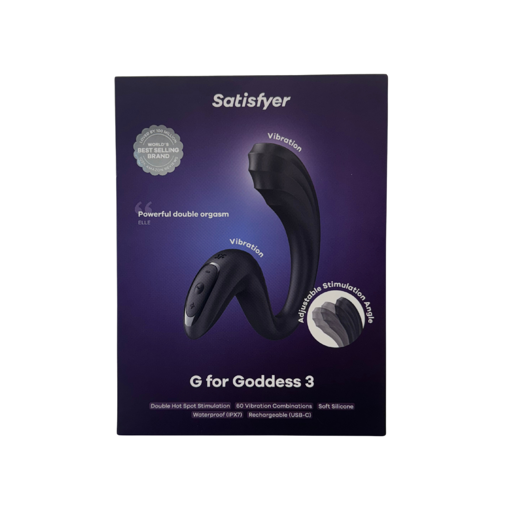 Satisfyer G for Goddess 3 (Dark Grey) – Waterproof Luxury G-Spot Vibrator Default Title > Sex Toys For Ladies > G-Spot Vibrators