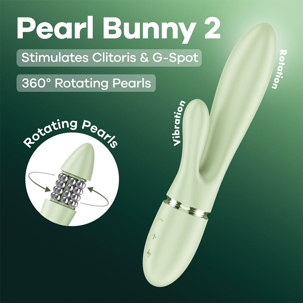 Satisfyer Pearl Bunny 2 Rechargeable Rabbit Vibrator Secondary image