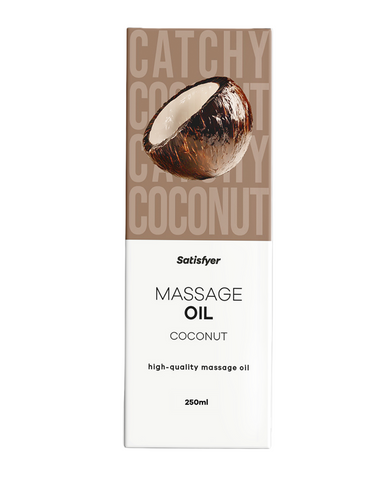 Satisfyer Coconut Massage Oil (250ml) – Nourishing Body Oil Default Title > Essentials > Massage Oil