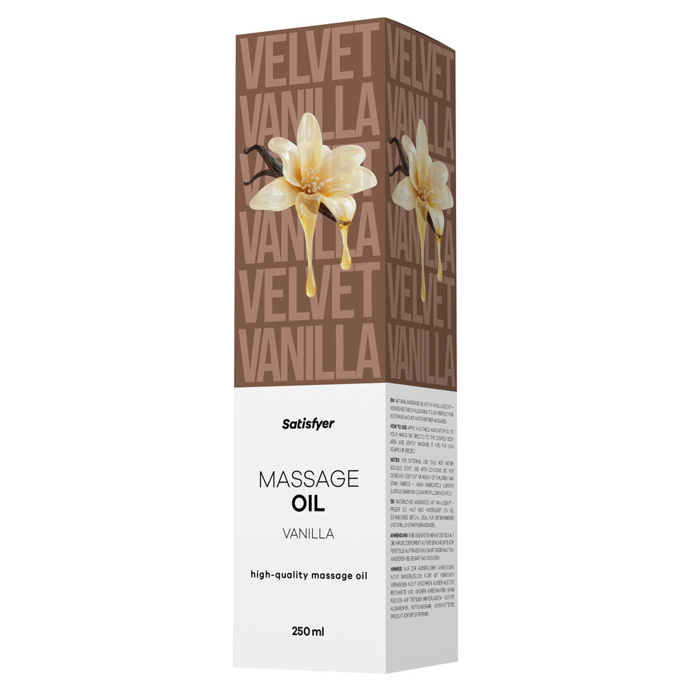 Satisfyer Massage Oil (Vanilla) – Nourishing 250ml Massage Oil Secondary image