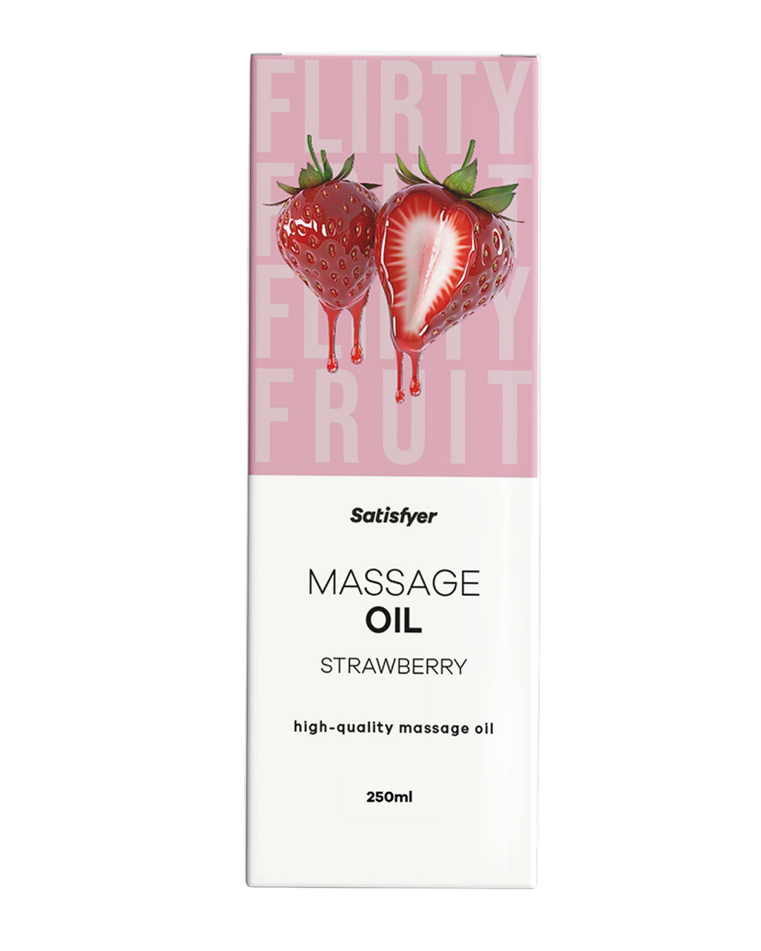 Satisfyer Massage Oil (Strawberry) – Nourishing Moisturizing Massage Oil 250ml Default Title > Essentials > Massage Oil