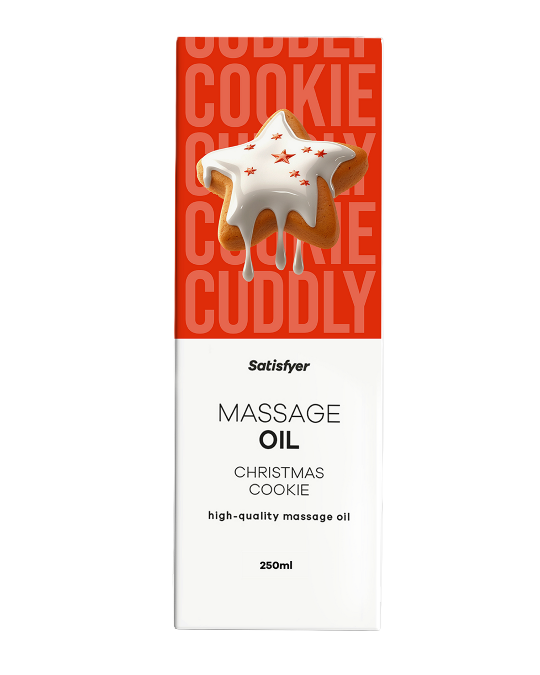 Satisfyer Massage Oil (Christmas Cookie) – Nourishing Massage Oil 250ml Default Title > Essentials > Massage Oil