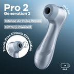 Satisfyer Pro 2 Generation 2 – Touch-Free Clitoral Stimulator Blue > Sex Toys For Ladies > Air Pulsation