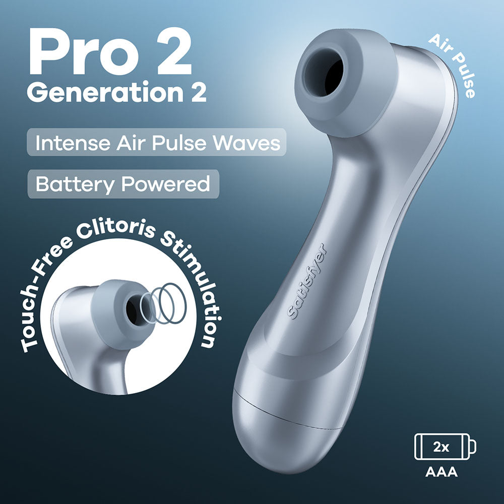 Satisfyer Pro 2 Generation 2 – Touch-Free Clitoral Stimulator > Sex Toys For Ladies > Air Pulsation