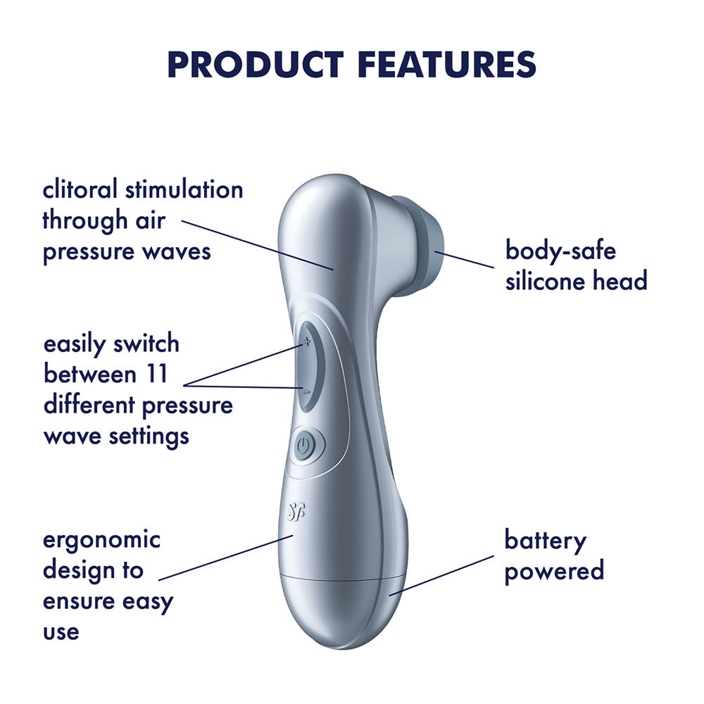 Satisfyer Pro 2 Generation 2 – Touch-Free Clitoral Stimulator > Sex Toys For Ladies > Air Pulsation