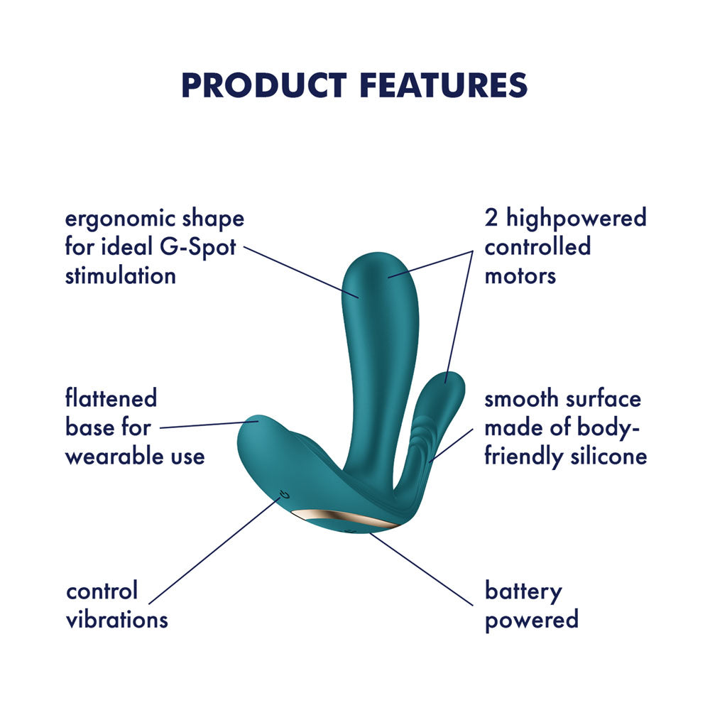 Satisfyer Top Secret Plus – Wearable Dual Motor G-Spot and Anal Vibrator Secondary image