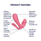 Satisfyer Top Secret+ Dual-Motor Wearable Vibrator – Rechargeable App Control > Sex Toys For Ladies > Panty Vibes