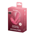 Satisfyer Top Secret+ Dual-Motor Wearable Vibrator – Rechargeable App Control > Sex Toys For Ladies > Panty Vibes