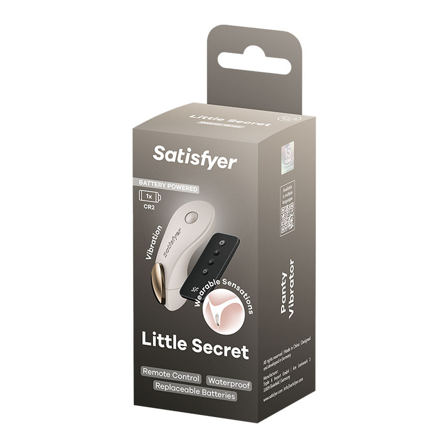 Satisfyer Little Secret Remote Control Panty Vibrator > Sex Toys For Ladies > Panty Vibes