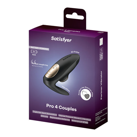 Satisfyer Pro 4 Couples – Battery Series U-Shaped Couples Vibrator > Sex Toys > Couples Toys