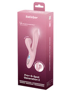 Satisfyer Pro+ Air Pulse G-Spot Vibrator Battery Series Rosa