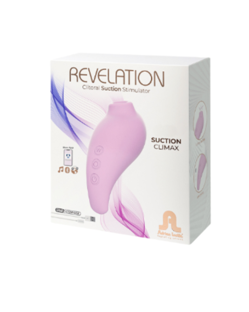 Adrien Lastic Revelation Pink Clitoral Suction Stimulator with App Control Default Title STIMULATORS