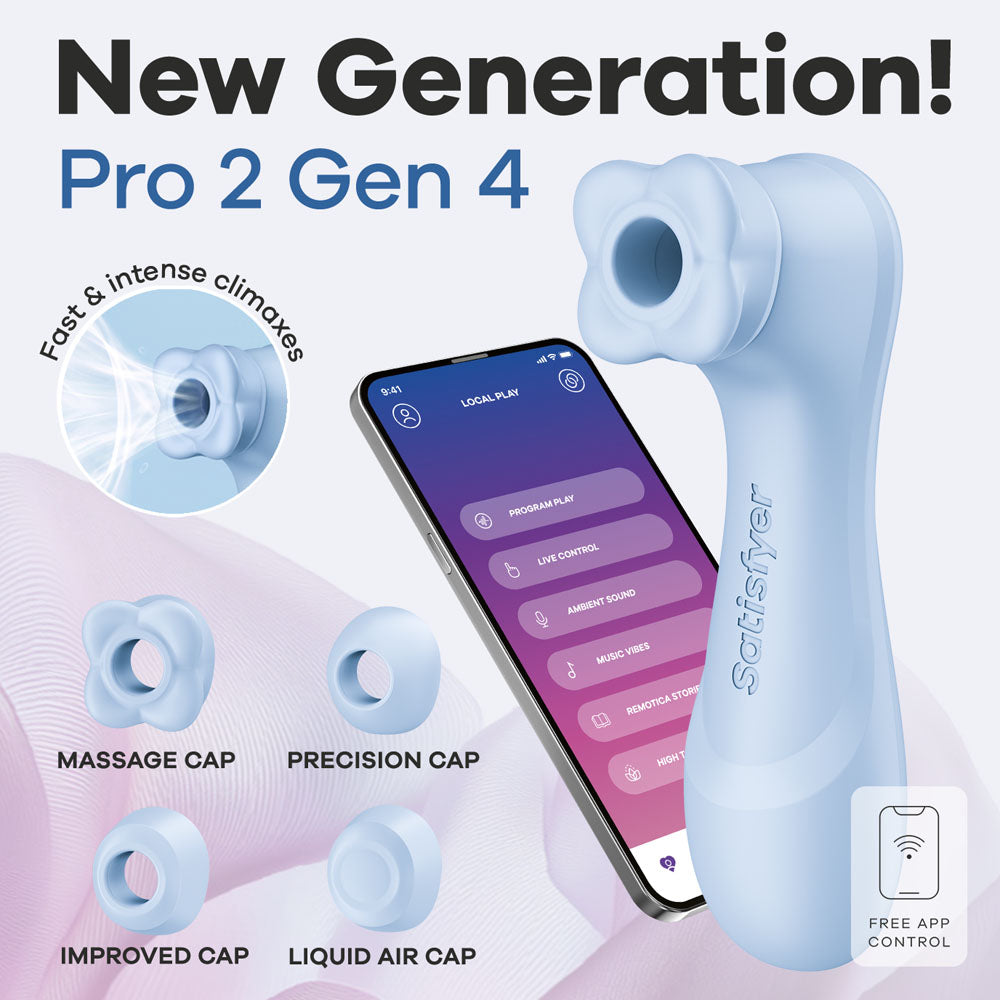 Satisfyer Pro 2 Generation 4 USB-C Rechargeable Clitoral Stimulator Secondary image