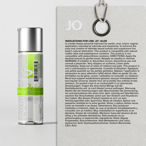 JO Aloe – Water Based Lubricant with Aloe 60ml > Lube > Water Based