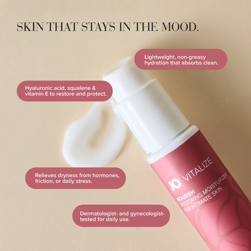 JO Vitalize Nourish Restoring Intimate Moisturiser – 60ml Moisturiser > Essentials > Bath & Body