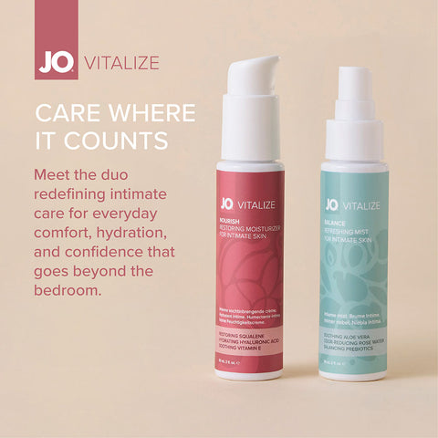 JO Vitalize Nourish Restoring Intimate Moisturiser – 60ml Moisturiser > Essentials > Bath & Body