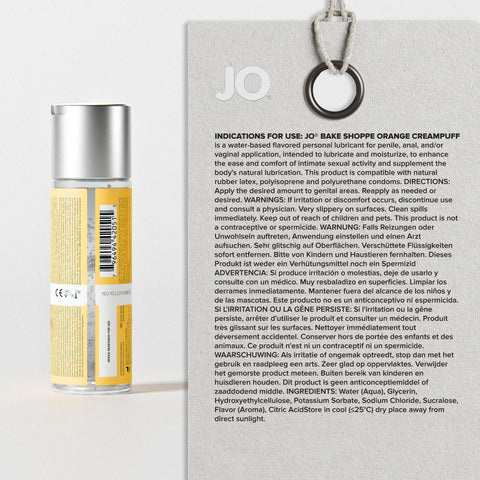 JO Bake Shoppe Orange Creampuff – Orange Flavored Water-Based Lubricant 60ml Bottle > Lube > Flavoured