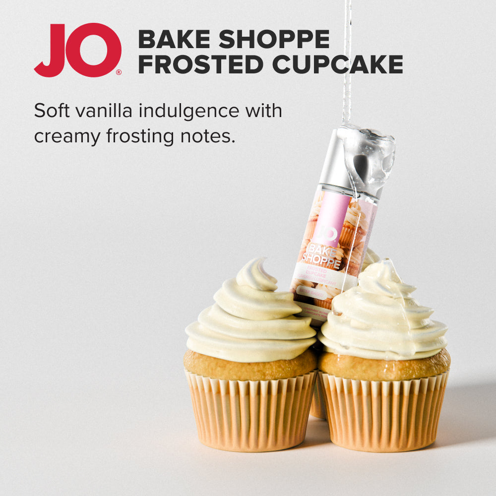 JO Bake Shoppe Frosted Cupcake – Water-Based Flavored Lubricant 60 ml Bottle > Lube > Flavoured