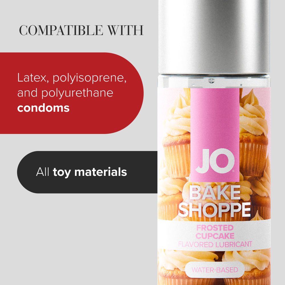 JO Bake Shoppe Frosted Cupcake – Water-Based Flavored Lubricant 60 ml Bottle > Lube > Flavoured