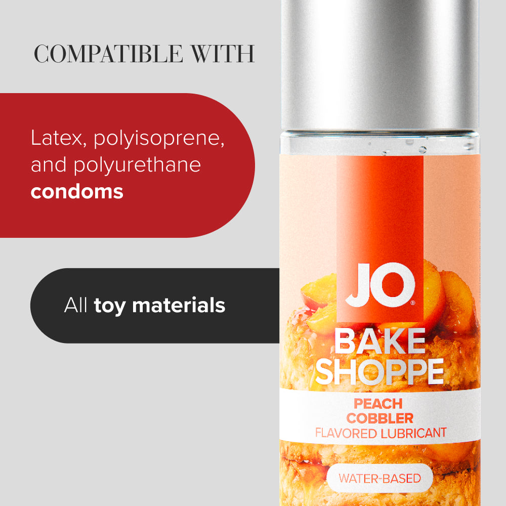 JO Bake Shoppe Peach Cobbler – Peach Flavored Water-Based Lubricant 60 ml > Lube > Flavoured