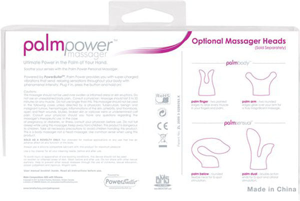 PalmPower Massage Wand Pink – Powerful Vibrations Handheld Massager > Sex Toys > Massage Wands