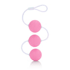 First Time Love Balls Triple Lover Pink Kegel Balls Set 1.25 Inch Each with Retrieval Loop > Sex Toys For Ladies > Kegel Exercise