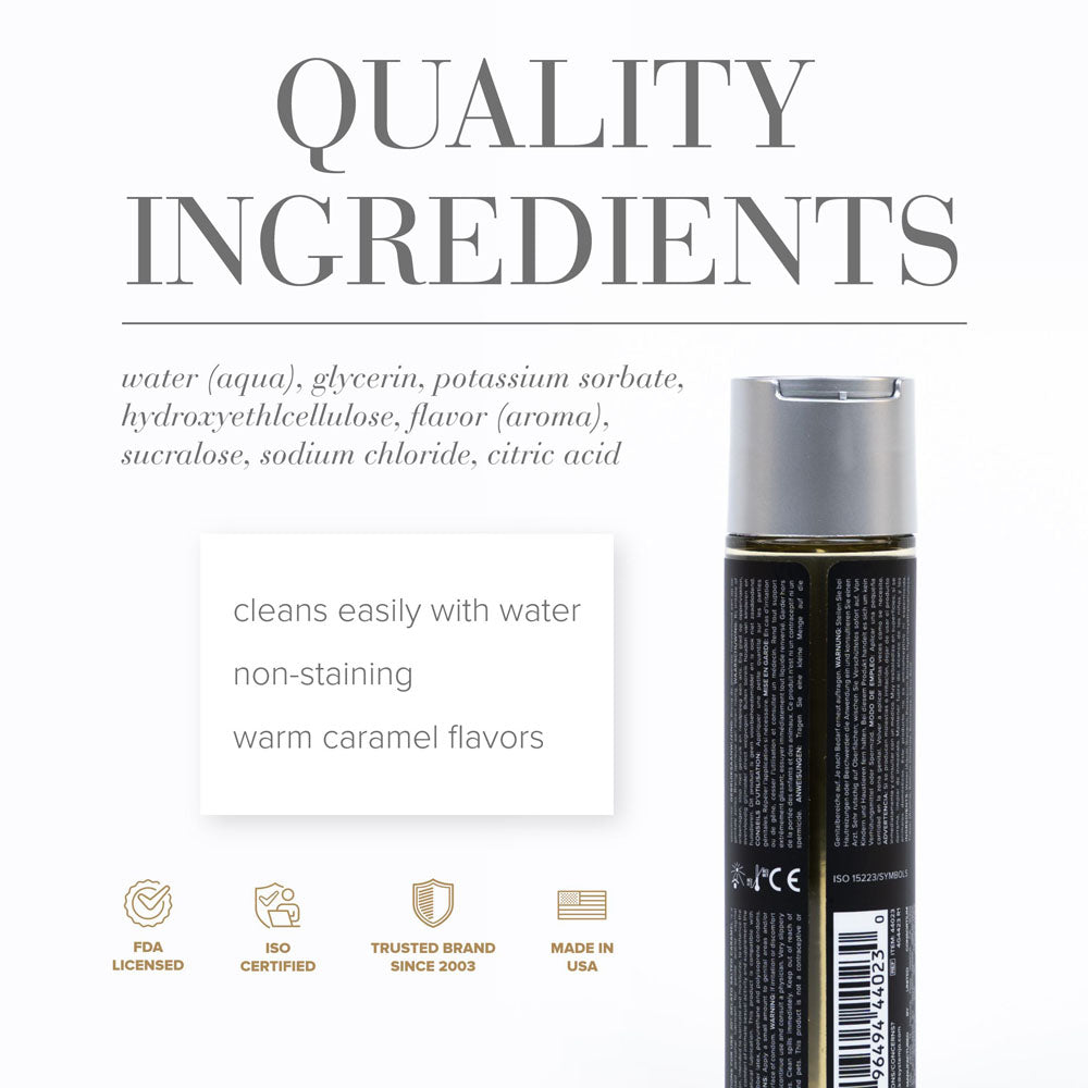 JO Gelato Salted Caramel Flavoured Lubricant – 30ml & 120ml > Lube > Flavoured