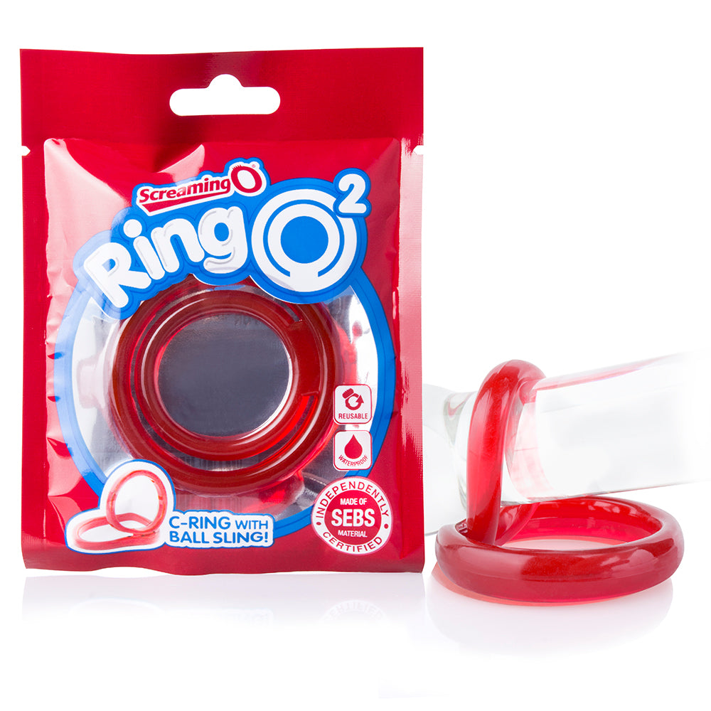 RingO RingO 2 Dual Cock Ring – Dual Loop Penis and Testicles Ring > Cock Ring > Single