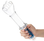 Glas 6.75 Inch Purple G-Spot Tickler Hand Blown Glass Dildo