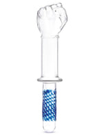 Glas 6.75 Inch Purple G-Spot Tickler Hand Blown Glass Dildo