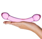 Glas Double Trouble – 7.25 Inch Glass Double-Headed Dildo