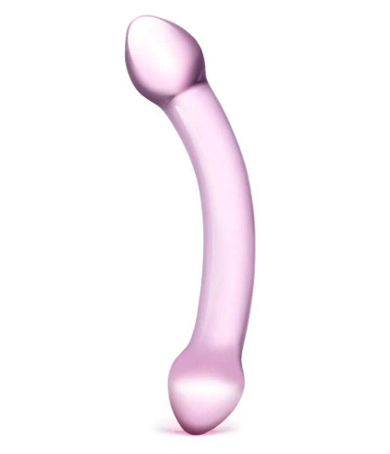 Glas Double Trouble – 7.25 Inch Glass Double-Headed Dildo