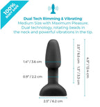 b-Vibe Rimming Petite – Rotating Beads Anal Plug