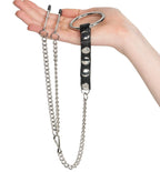 Blue Line Cock Ring With Nipple Tweezers – Adjustable Sensation Enhancer > Clothes > Mens Leather