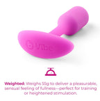 b-Vibe Snug Plug 1 – Slim Weighted Butt Plug > Anal Range > Butt Plugs