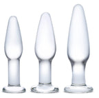 Glas 3PC Clear Glass Anal Training Set