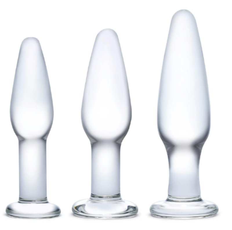 Glas 3PC Clear Glass Anal Training Set