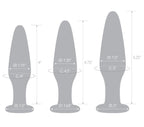 Glas 3PC Clear Glass Anal Training Set