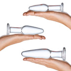 Glas 3PC Clear Glass Anal Training Set