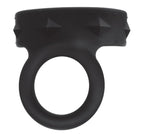 Blue Line Duo Snap Silicone Cock and Ball Ring with Dual Size Closure