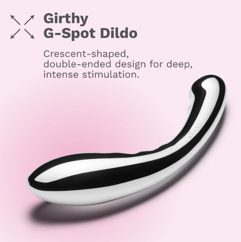 Le Wand Arch Stainless Steel Double-Ended G-Spot Stimulator Crescent Shape