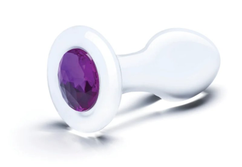 Glas 3 Inch 3.5 Inch 4 Inch 3-Piece Bling Bling Anal Training Set Glass Butt Plugs