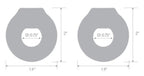 Blue Line 2-Pack Ultra-Stretch Stamina Endurance Ring 0.75 Inch Diameter