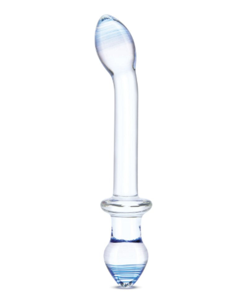 Glas 9.5" Double Play Dual-Ended Glass Dildo with Clear Smooth Design > Glass > Dildos