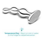 b-Vibe Stainless Steel Anal Beads 480g Body Safe Prostate Stimulator > Anal Range > Anal Beads