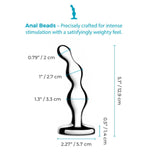 b-Vibe Stainless Steel Anal Beads 480g Body Safe Prostate Stimulator > Anal Range > Anal Beads