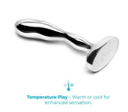 b-Vibe Stainless Steel Prostate Plug 300g Body Safe Heavy Metal P-Spot Massager > Anal Range > Prostate Plugs