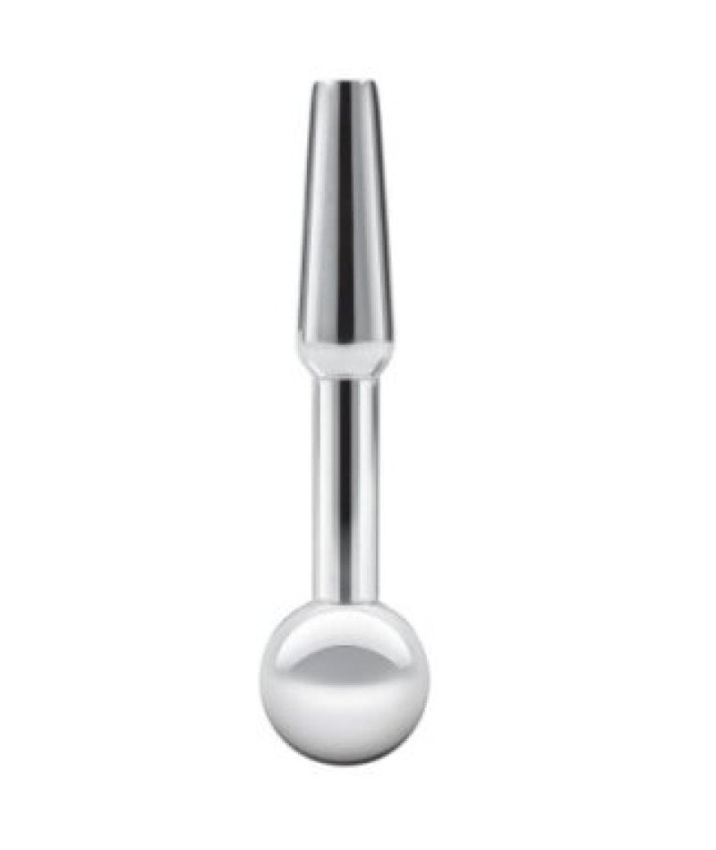Blue Line Stainless Steel Peephole Penis Plug 1 3/4 Inch Length with Bulb Tip