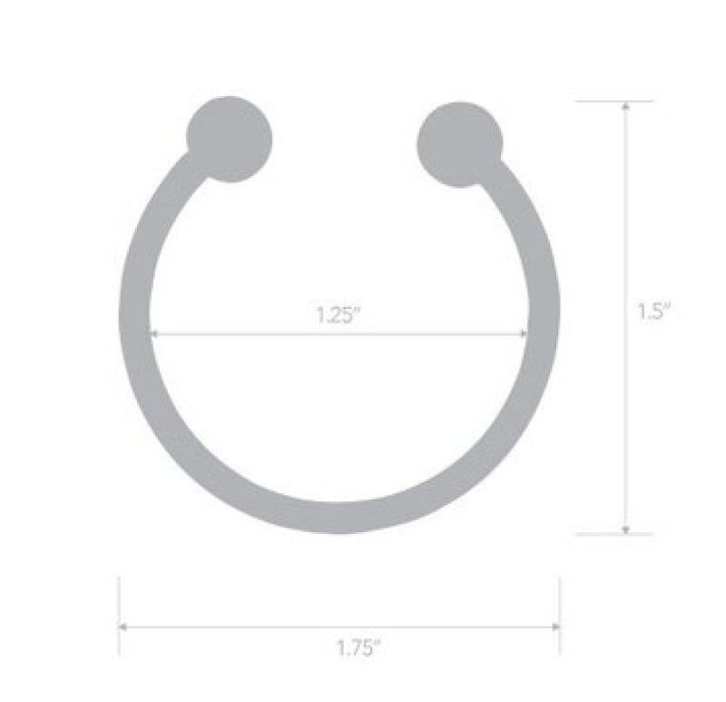 Blue Line Stainless Steel Bull Nose Glans Ring 32mm Size
