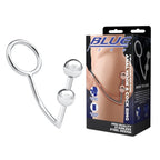 Blue Line Two Beas Stainless Steel Anal Hook and Cock Ring 45mm